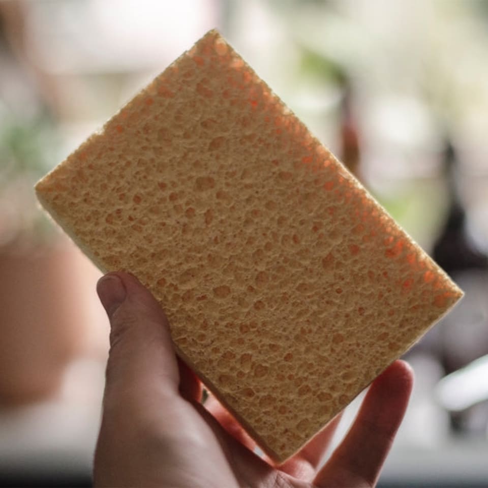 image 1 of Compostable Cellulose Sponges - Pack of 2