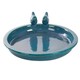 image 1 of Bird Bath Ceramic Round Petrol ( L)