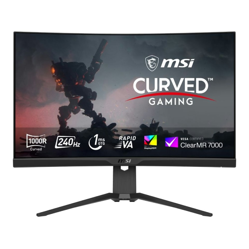 MSI MPG 275CQRXF 27" Curved QHD 240Hz 0.5ms USB-C Gaming monitor