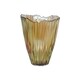 image 1 of Mocha Rippled Vase - Glass - L14.5 x W14.5 x H25 cm - Mocha Brown