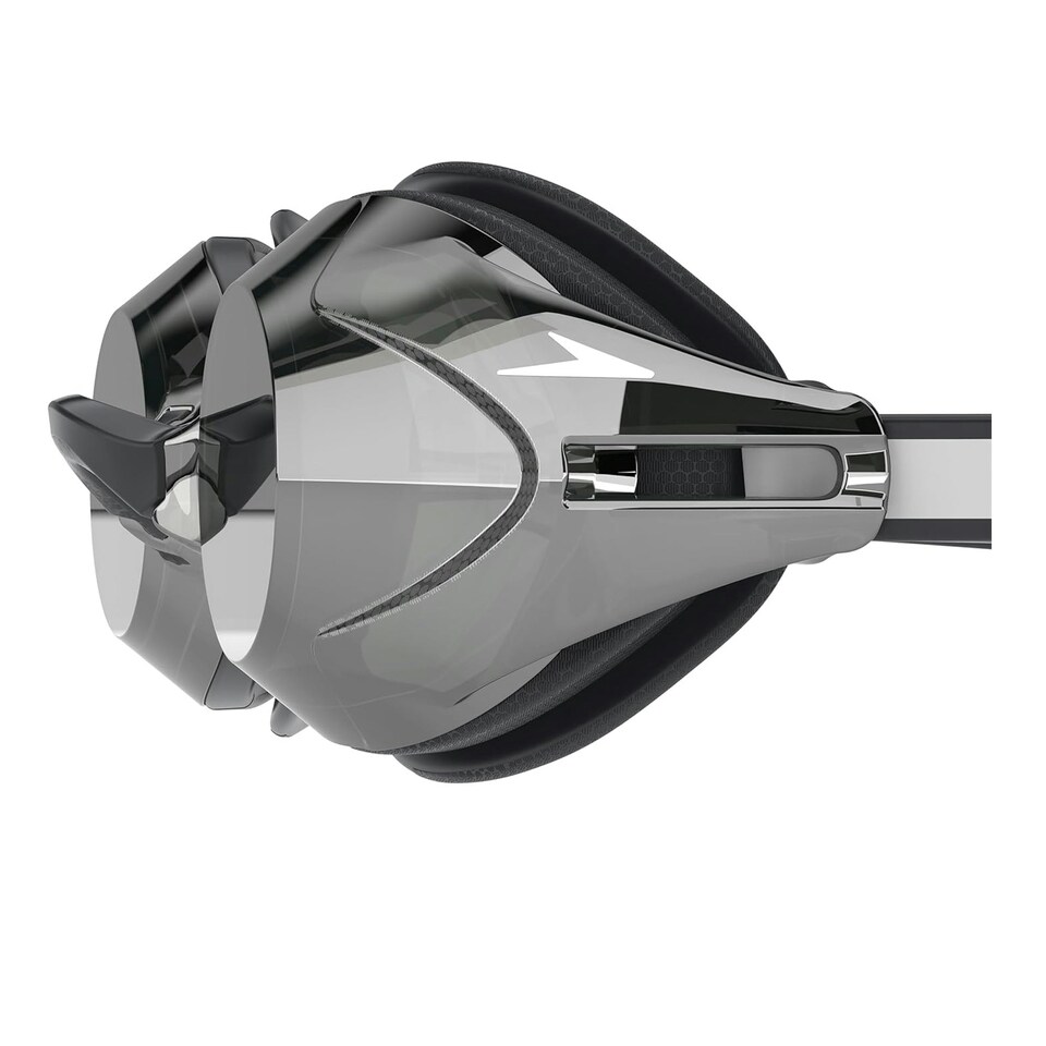 image 1 of Speedo Womens/Ladies Vanquisher 3.0 Mirrored Goggles - Black - One Size