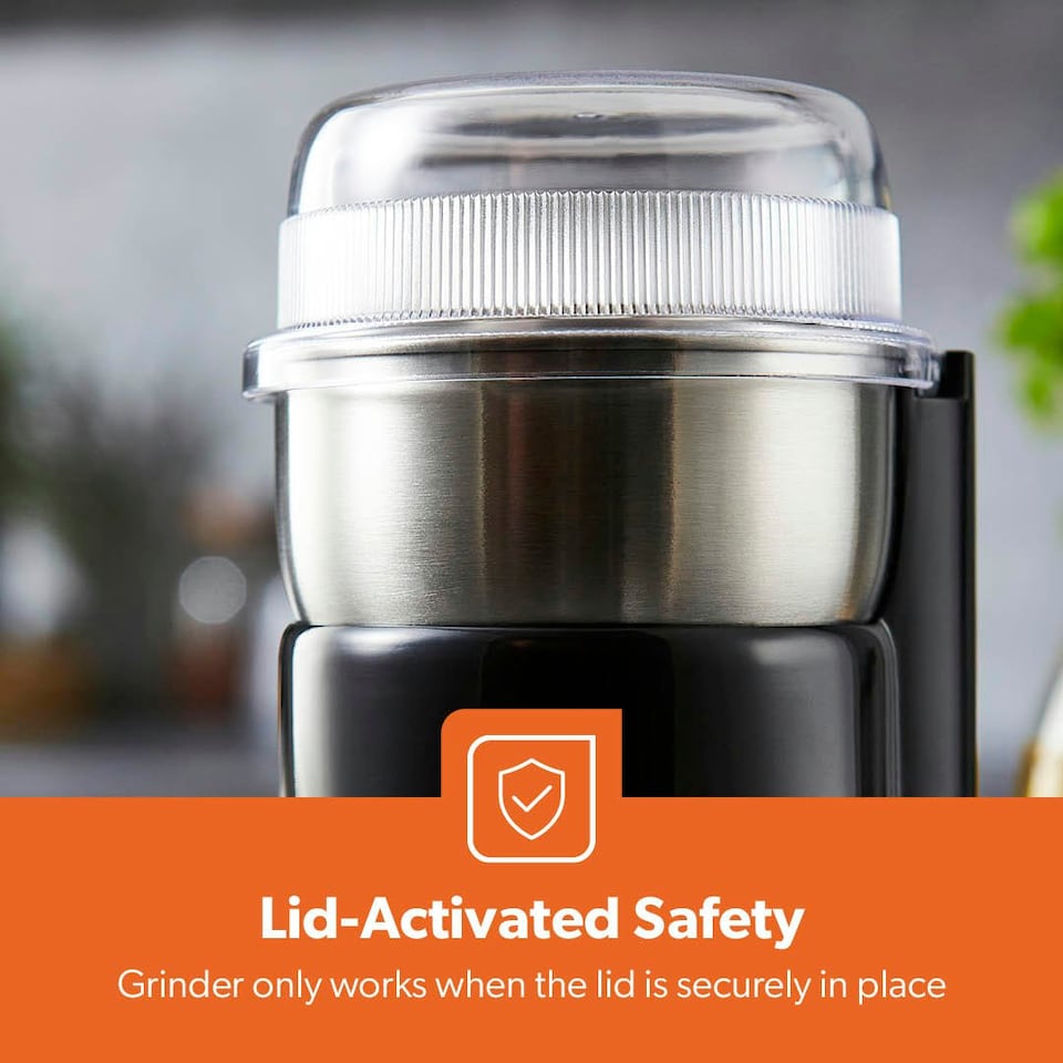 image 1 of GEEPAS Coffee Grinder | 200W Electric Coffee Grinder , Black