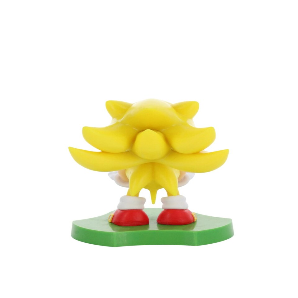 image 1 of Cable Guys Holdems Sonic The Hedgehog Super Mini Phone Stand and Device Holder Yellow