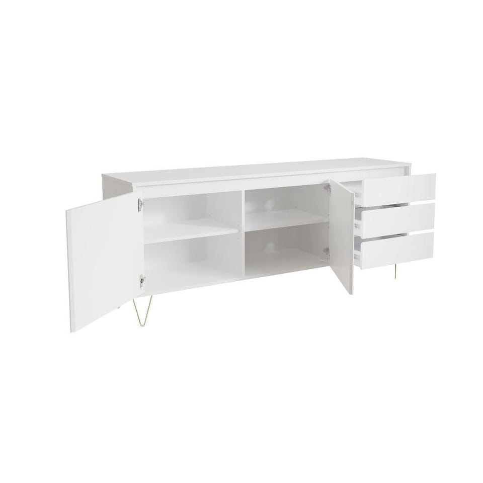 image 1 of Monaco 2 Door 3 Drawer Cabinet
