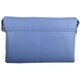image 2 of Premium Soft Genuine Leather Cross Body Shoulder Bag, Tassel Detail Blue | Slate Blue