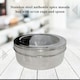 image 5 of Buckingham Stainless Steel Massala Dabba  set ,   7 cups + 1 Spoon  , 22.5 cm  with Acrylic / SS Lid Silver