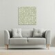 image 2 of Egyptian hieroglyphic decorative background (Canvas Print) 46 x 46 x 4cm