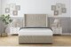 image 1 of Sloomy Rutherford Cream Plush Divan Bed With Mattress 2 Drawers Footend With 54" Wingback Headboard & 12" Matching Footboard 5' King | Cream | Cream | King | 1