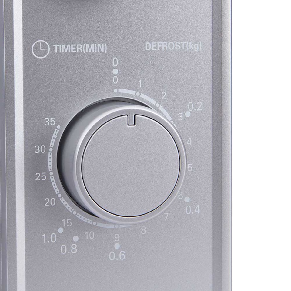 image 1 of Cookology 800W Microwave 20L Manual Control Freestanding - CMAFS20LSL Silver