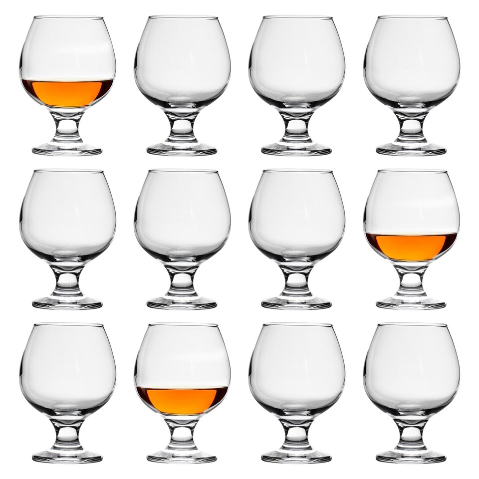 image 1 of LAV Misket Brandy Snifter Glasses - 390ml - Clear - Pack of 12