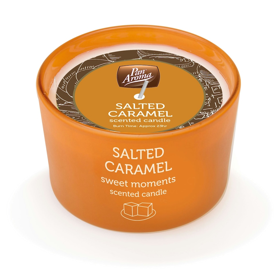 image 1 of 85G Salted Caramel Scented Coloured Jar Candle