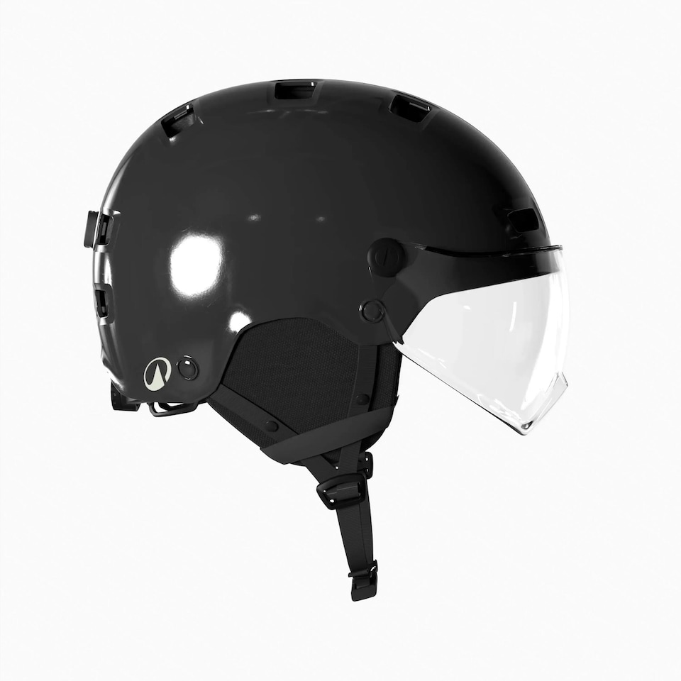 image 1 of Decathlon City Cycling Helmet with Visor 580