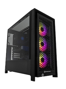 PCSpecialist PRO Gaming PC - Ryzen 5 7500F Nvidia RTX 5060Ti 32GB RAM 2TB M.2 SSD Windows 11 Home