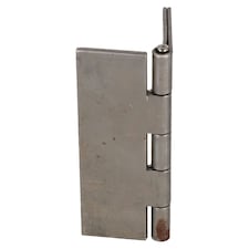 Double Pressed Steel Butt Hinge Heavy Duty Industrial 72x101mm Silver