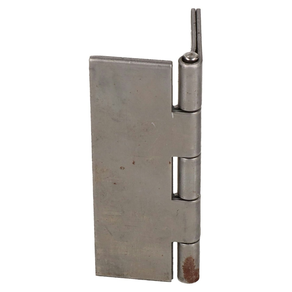 image 1 of Double Pressed Steel Butt Hinge Heavy Duty Industrial 72x101mm Silver