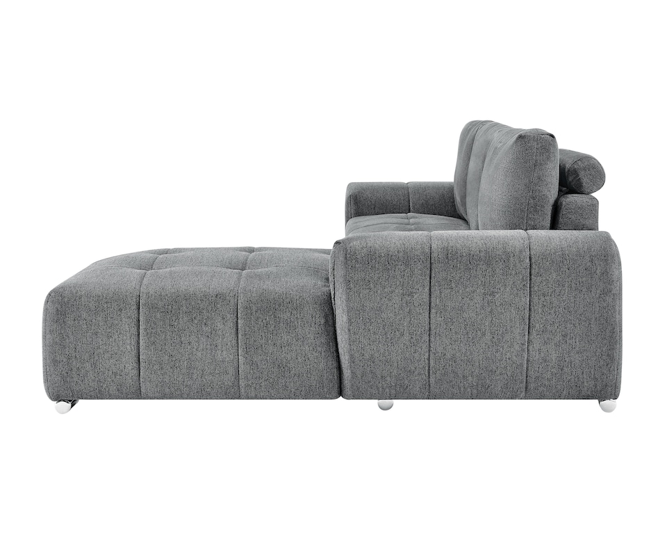 image 1 of The Capri 3 Seater Corner Sofa in Grey, Silver or Beige | Grey | One Size