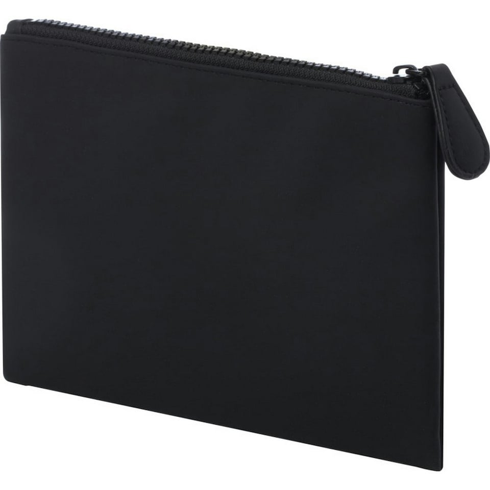 image 1 of Turner Zipped Plain Pouch - Black - One Size