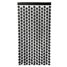 Black Skull Plastic Fringe Curtain Halloween Backdrop 2m x 98cm