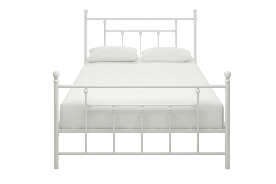 image 1 of Manila Metal Bed White, Double