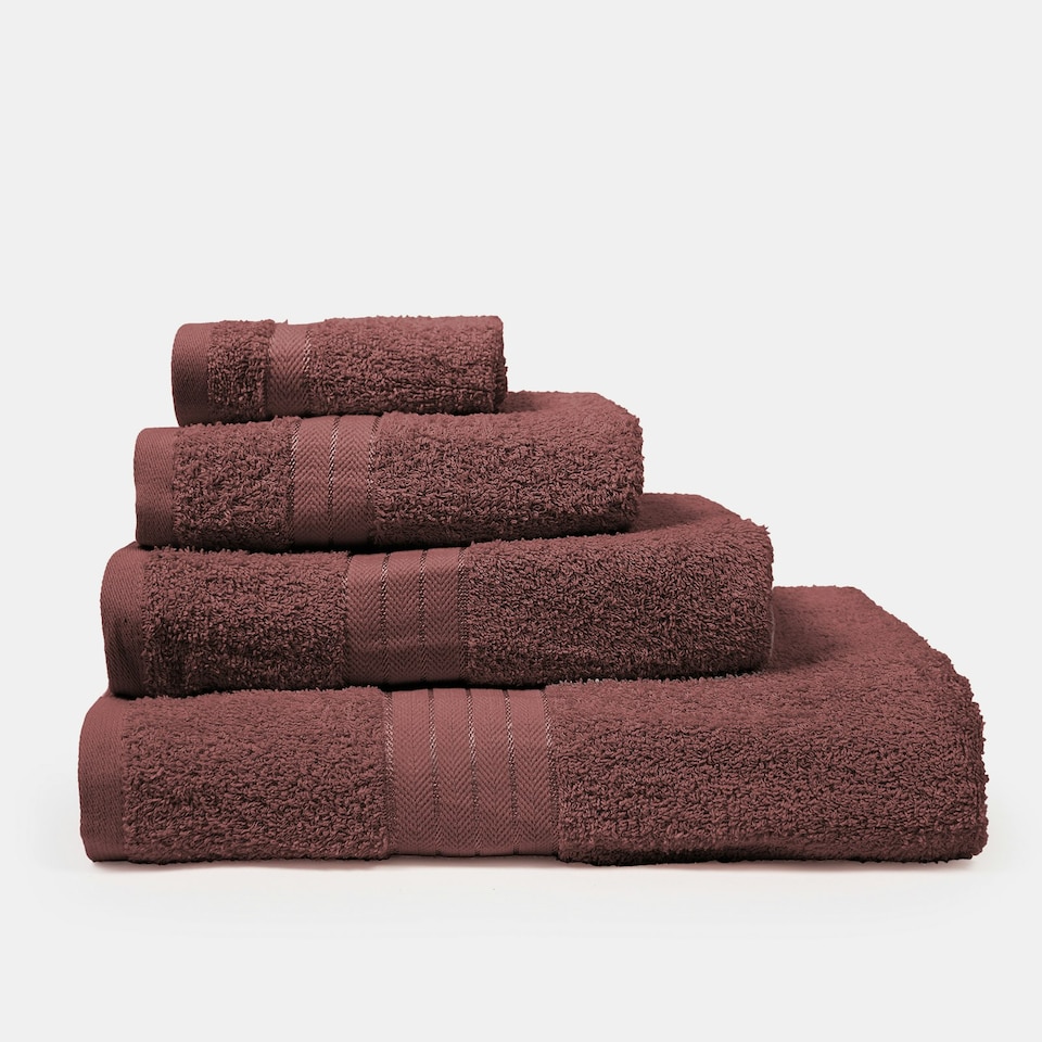 image 1 of OHS 4 x Luxury 100% Cotton 500GSM Bathroom Face Cloth Towel Red | Burgundy | Face cloth