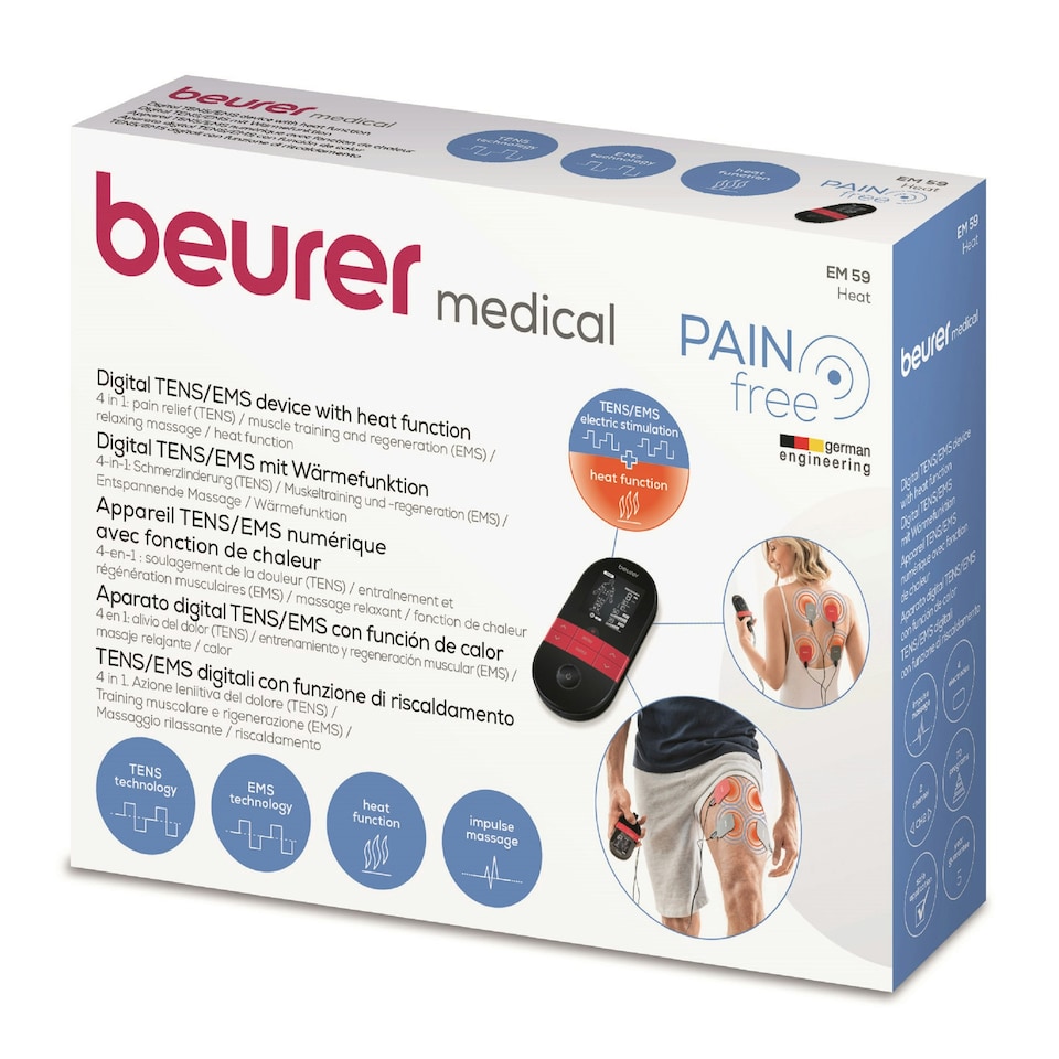 image 1 of Beurer EM59 TENS/EMS with Heating Function
