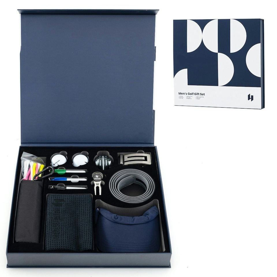 image 1 of COSTWAY Golf Gift Set for Men Complete Golf Accessories Set