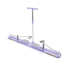Myga Pilates Split Glider Board with Adjustable Handrail - Purple