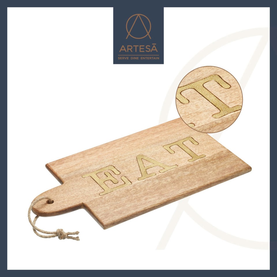 image 1 of Artesà Mango Wood Paddle Serving Board