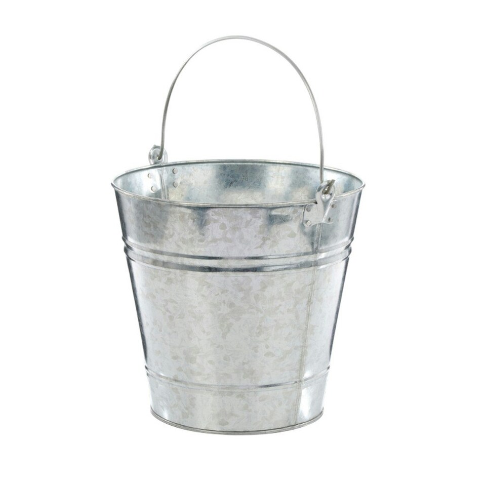 Leecroft Galvanised Bucket 13'' 14L - One Colour - One Size
