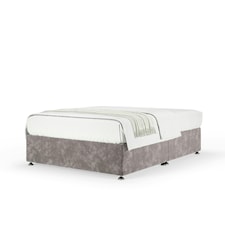 Memory Maestro Memory Foam Silver Chenille Divan Set Super King