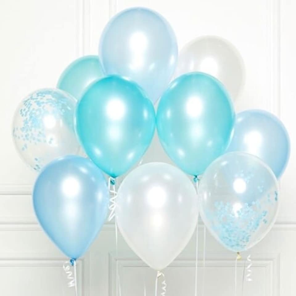 image 1 of Blue DIY Latex Balloon Kit