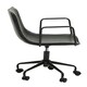 image 4 of Interiors by Premier Claw Base Black Leather Home Office Chair, Upholstered Seat Of Office Chair, Height Adjustable Swivel Chair