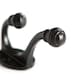 image 3 of Hammer & Tongs Ball End Hat & Coat Hook - W30mm x H95mm - Black