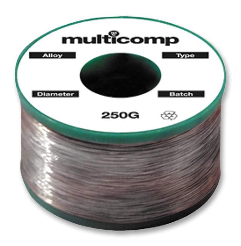 MULTICOMP - Solder Wire, Lead Free, 0.5mm, 227°C, 250g