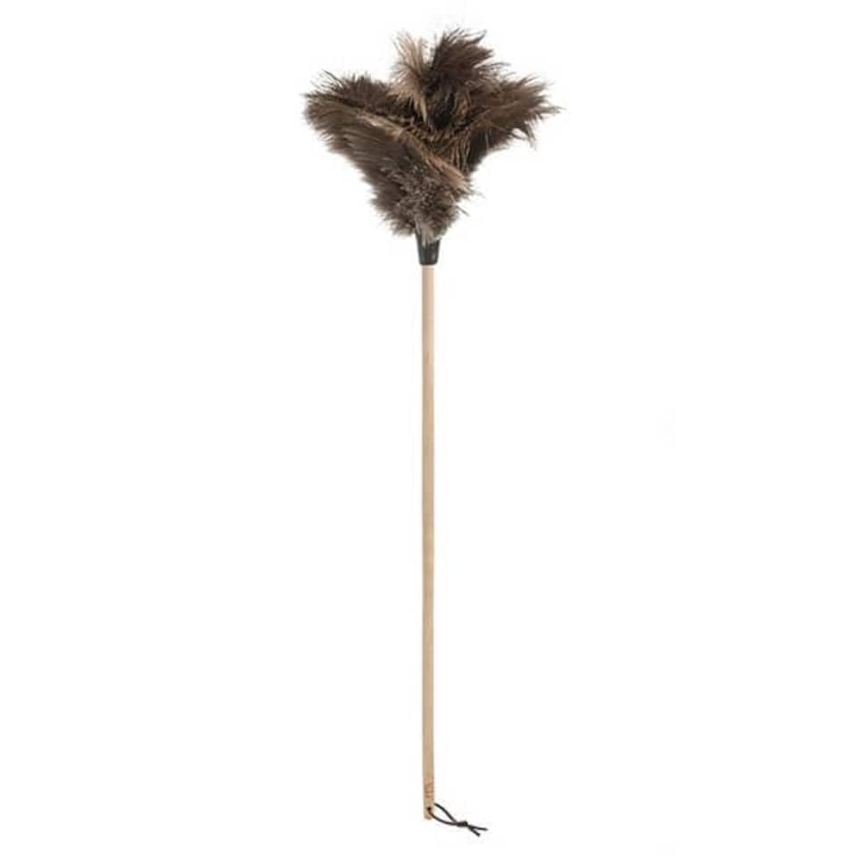 image 1 of Valet Ostrich Feather Duster Beech Handle 70cm