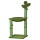 image 6 of PawHut Cactus Cat Tree Tower with Sisal Scratch Post Hammock, 96cm, Green