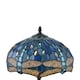 image 3 of Set of 2 Beaumont - Tiffany Dragonfly Coloured Glass 47cm Table Lamps