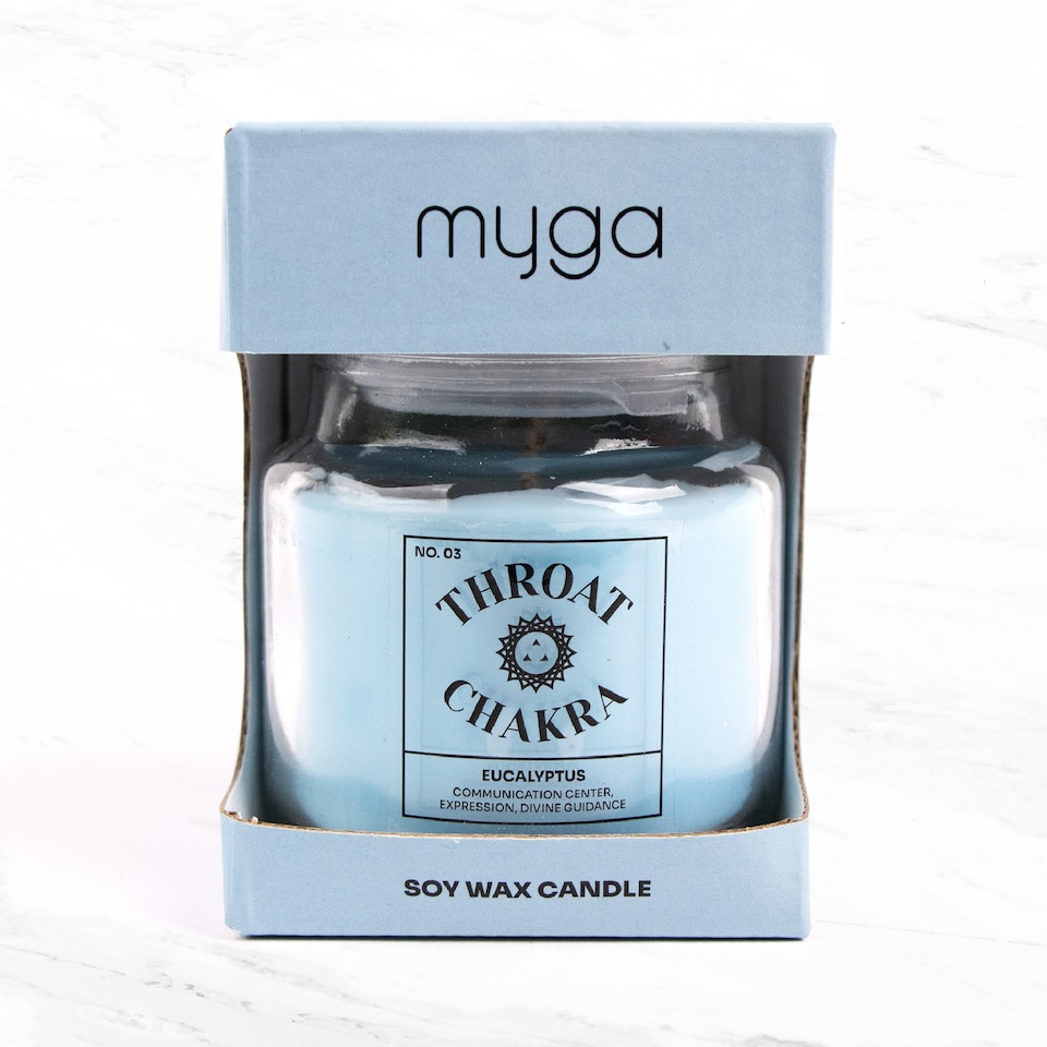 image 1 of Myga Throat Chakra Eucalyptus Scent