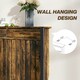 image 6 of HOMCOM Small Radiator Cover with Drawer and Vertical Slats 88.5 x 19 x 93cm
