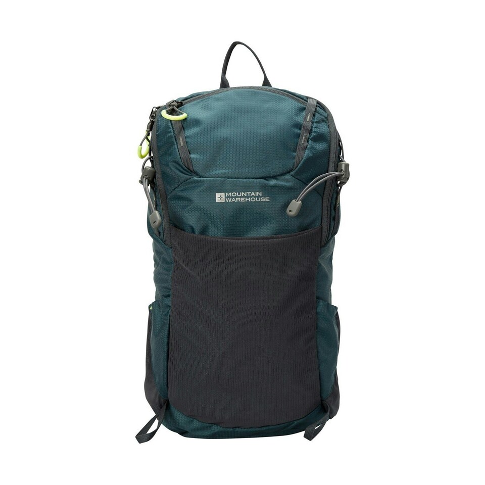 Mountain Warehouse Inca 18L Backpack - Petrol/Black - One Size