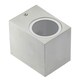 image 2 of CGC TIAGO Stainless Steel Small Square Spotlight Grey