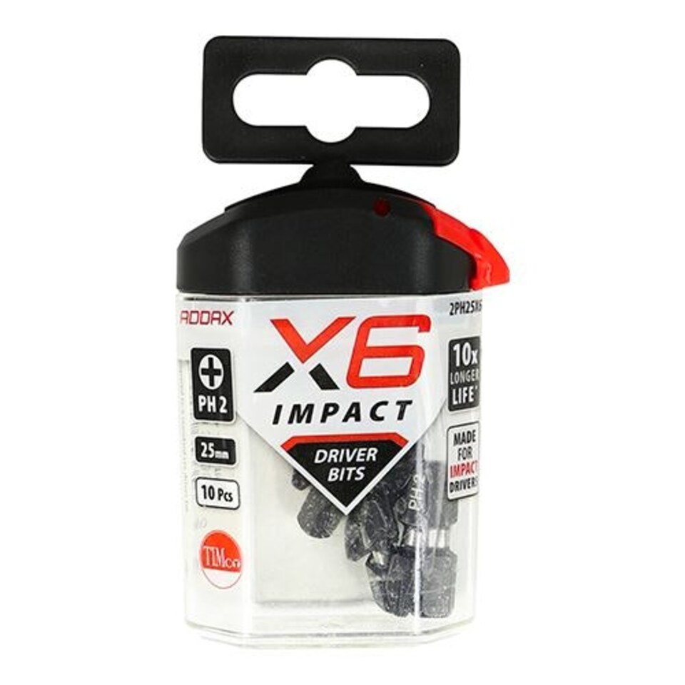 image 1 of Timco - Impact Driver Bits - PH (Size No.2 x 25 - 10 Pieces)