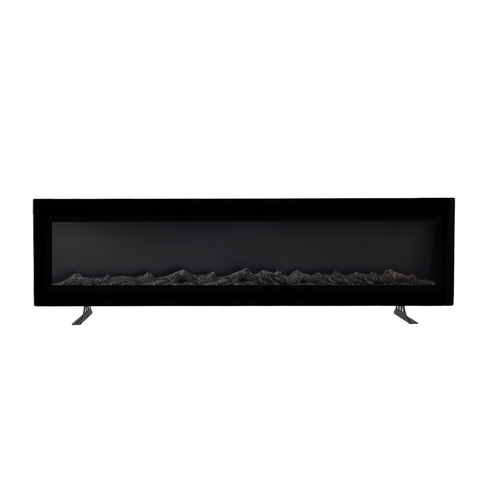 image 1 of Living and Home 50 Inch Modern Electric Fireplace - Wall Mounted/Freestanding, with Remote Control, 1800W