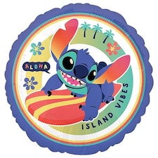 Stitch Disney Lilo & Stitch Round Foil Helium Balloon 46cm / 18 in