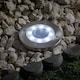 image 2 of Solar Powered Up Pathway Single Light | Silver | 1