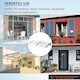 image 5 of Outsunny Outdoor Curved Window Porch Canopy Awning UV Rain Cover 0.8x2m Clear 