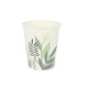 image 2 of Set of glasses Algon Disposable Cardboard Floral 10 Pieces 250 ml (24 Units) N/A