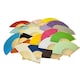 image 5 of Navy Blue Paper Foldable Hand Held Bamboo Wooden Fan by Parev