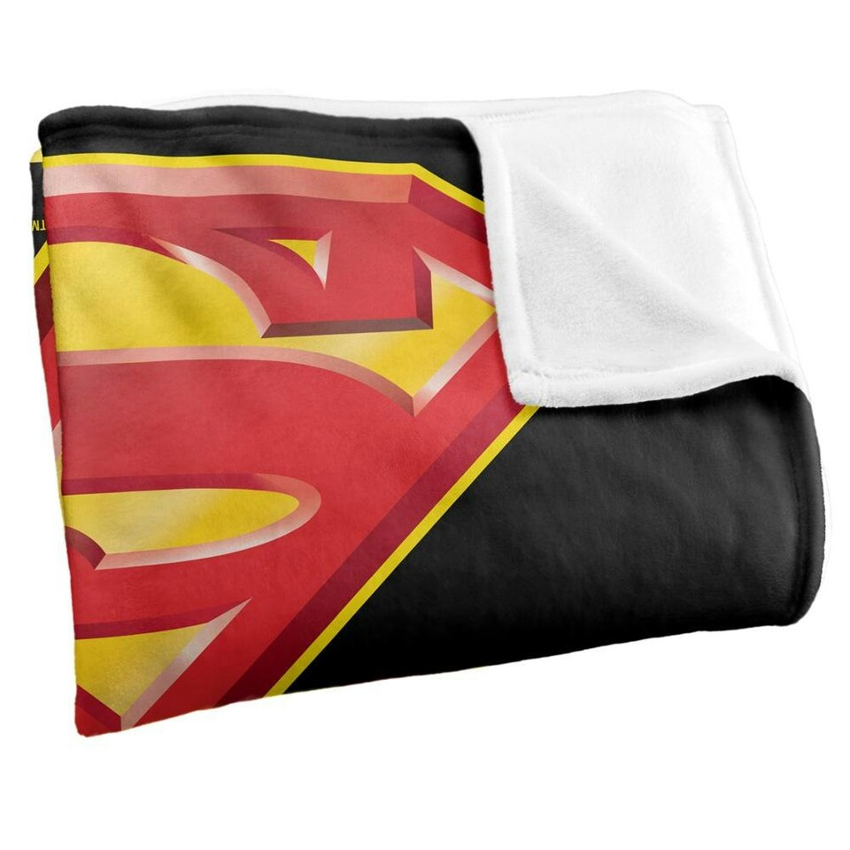 image 1 of Superman Grandma Logo Blanket - Multicoloured - One Size