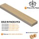 image 2 of NOVECRAFTO Self Adhesive Floor Planks | 5.9x35.9in (91.4x15.2cm) Each | Peel & Stick Vinyl Flooring | Natural Wood Effect | Waterproof DIY Tiles | Brown | 0.97 sqm